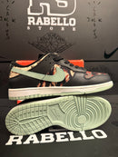Tênis Nike Dunk Low SE 'Black Multi-Camo' - Pronta Entrega