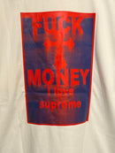 Camiseta SUPREME Fuck Money White - Pronta Entrega