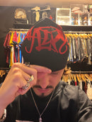 Gorro Syna World Big Logo Skull Beanie Red black - Pronta Entrega