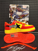 Tênis A Bathing Ape x Marvel Bapesta 'Iron Man' - Pronta Entrega
