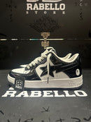 Tênis BAPE A Bathing APE Court Sta Black White - Pronta Entrega
