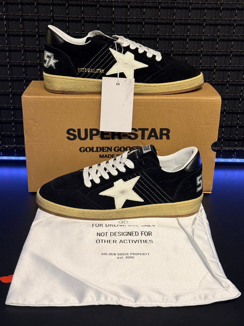 Tênis Golden Goose Ball Star Suede Black - Pronta Entrega