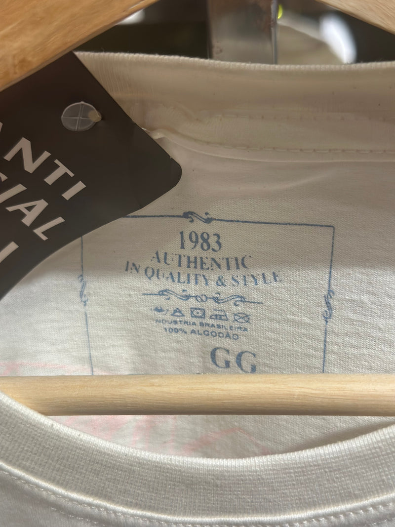 Camisa Anti Social Social Club Off White Logo Pink - Pronta Entrega