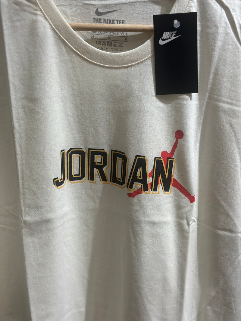 Camisa Nike Air Jordan Off White Logo Black/Yellow/Red - Pronta Entrega