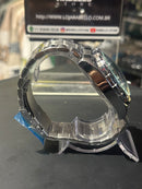 Relógio Tag Heuer Prata Fundo Preto - Pronta Entrega