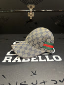 Boné Gucci Gray Aba Curva Faixa Lateral - Pronta Entrega