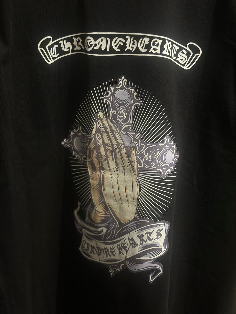Camiseta Chrome Hearts Preta - Pronta Entrega