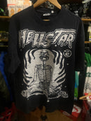 Camiseta Hellstar “Reach Your Inner Peace” Preta - Pronta Entrega