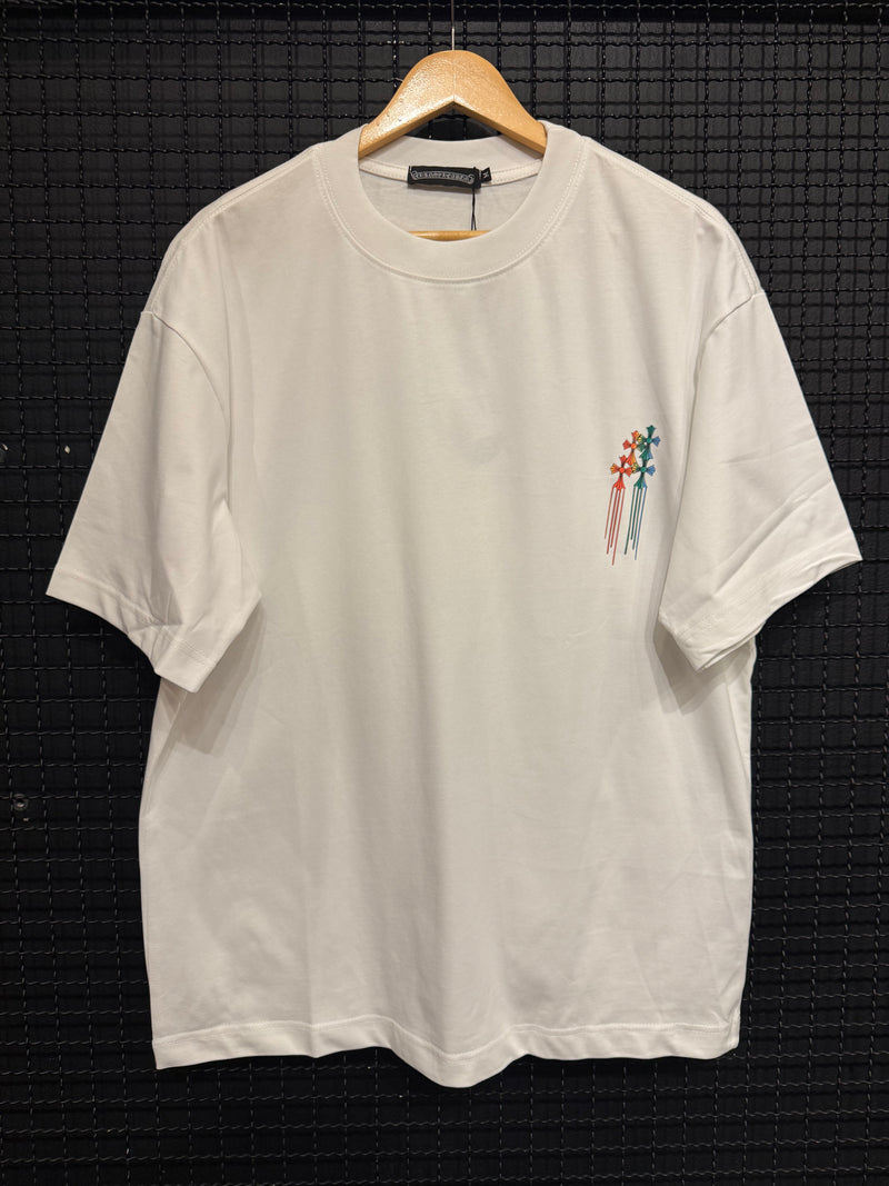 Camiseta Chrome Hearts “Chrome Heart” White - Pronta Entrega