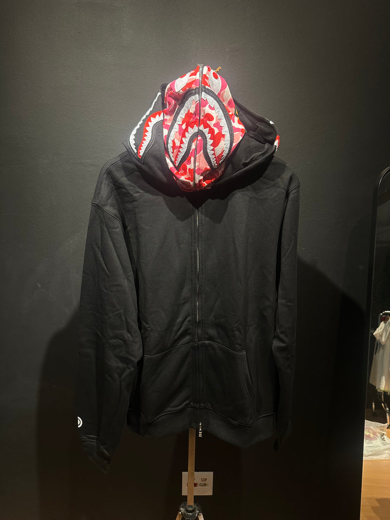 Jaqueta Bape Shark Black Duo Hoodie Full Zip - Pronta Entrega