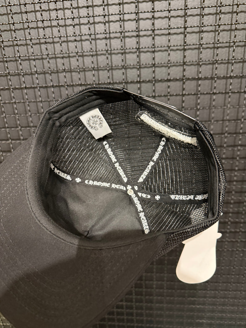 Boné Chrome Hearts Chomper Hollywood Trucker Black - Pronta Entrega