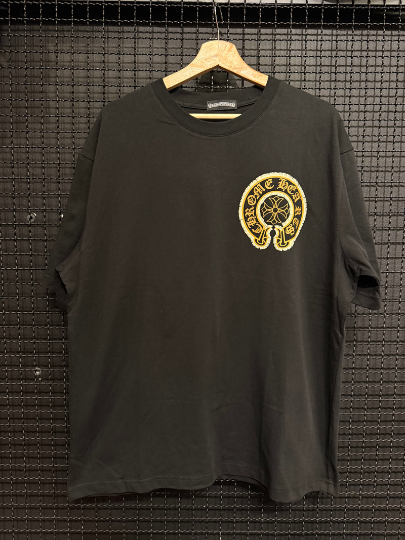 Camiseta Chrome Hearts Yellow Cruz Black - Pronta Entrega