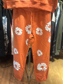 Conjunto Denim Tears Orange Moletom + Calça - Pronta Entrega