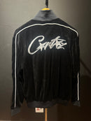 Jaqueta Corteiz VVS Velour Jacket Black - Pronta Entrega