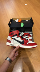 Tênis Off-White x Air Jordan 1 High Chicago - Pronta Entrega