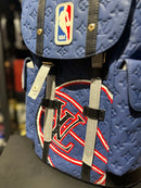 Mochila Louis Vuitton X NBA Christopher MM Blue - Encomenda