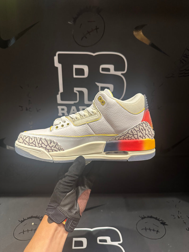 Tênis Nike Air Jordan 3 SP X J Balvin Medellín Sunset - Pronta Entrega