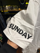 Camiseta Jesus is King ‘Sunday Service’ Oversized Branca - Pronta Entrega