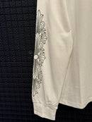 Chrome Hearts x Comme des Garçons Cross Long Sleeve White - Pronta Entrega