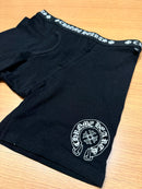 Cueca Chrome Hearts Preta Logo Boxer - Pronta Entrega