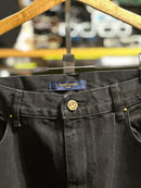 Calça Jeans Louis Vuitton Monogram Black - Pronta Entregae