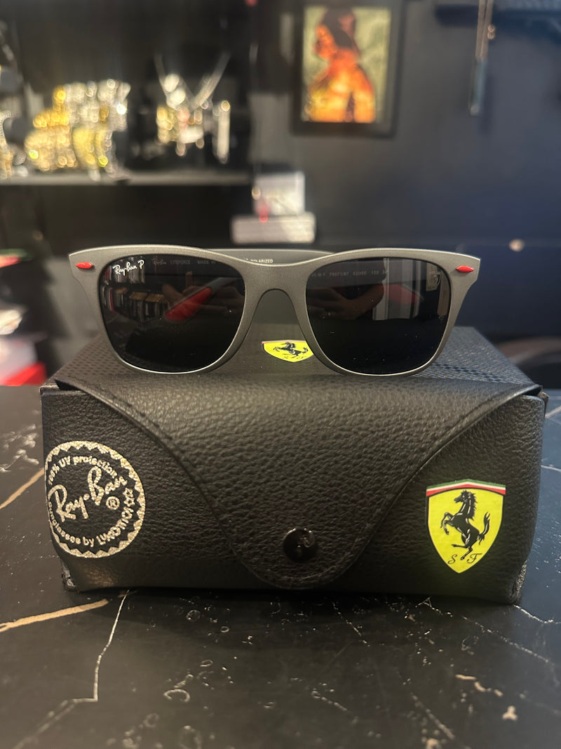Óculos Rayban Ferrari Silver - Pronta Entrega