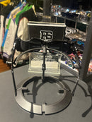 Óculos Off-White Retangular Preto Recortado Logo Branco Lente Preta  - Pronta Entrega