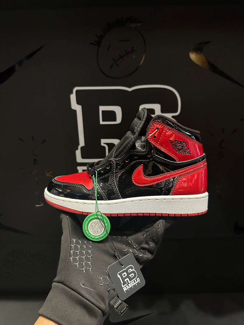 Tênis Air Jordan 1 Retro High OG Patent Bred Vermelho - Pronta Entrega