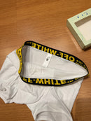 Cueca Off-White Branca Boxer - Pronta Entrega