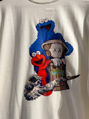 Camiseta Kaws Oversized Branca - Pronta Entrega