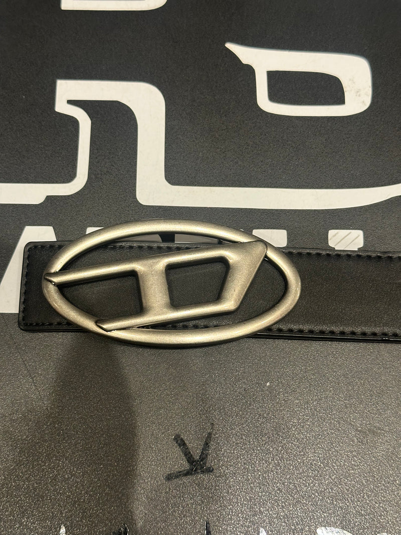 Cinto Diesel Black Fivela Prata  - Pronta Entrega