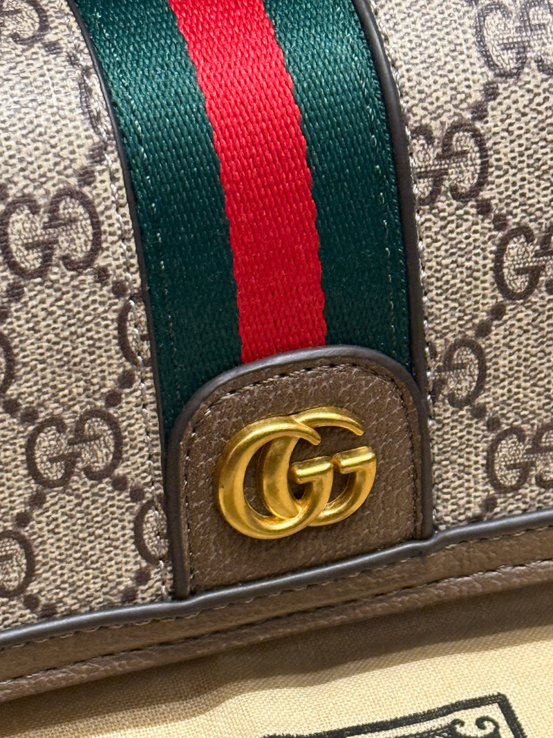Bolsa Gucci Feminina Slim Couro Crossbody - Pronta Entrega