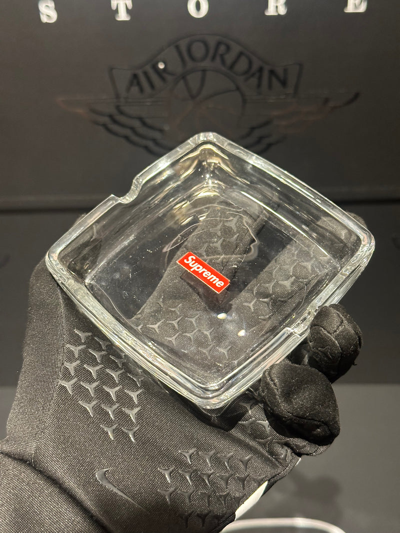 Cinzeiro Supreme Vidro Debossed Clear - Pronta Entrega