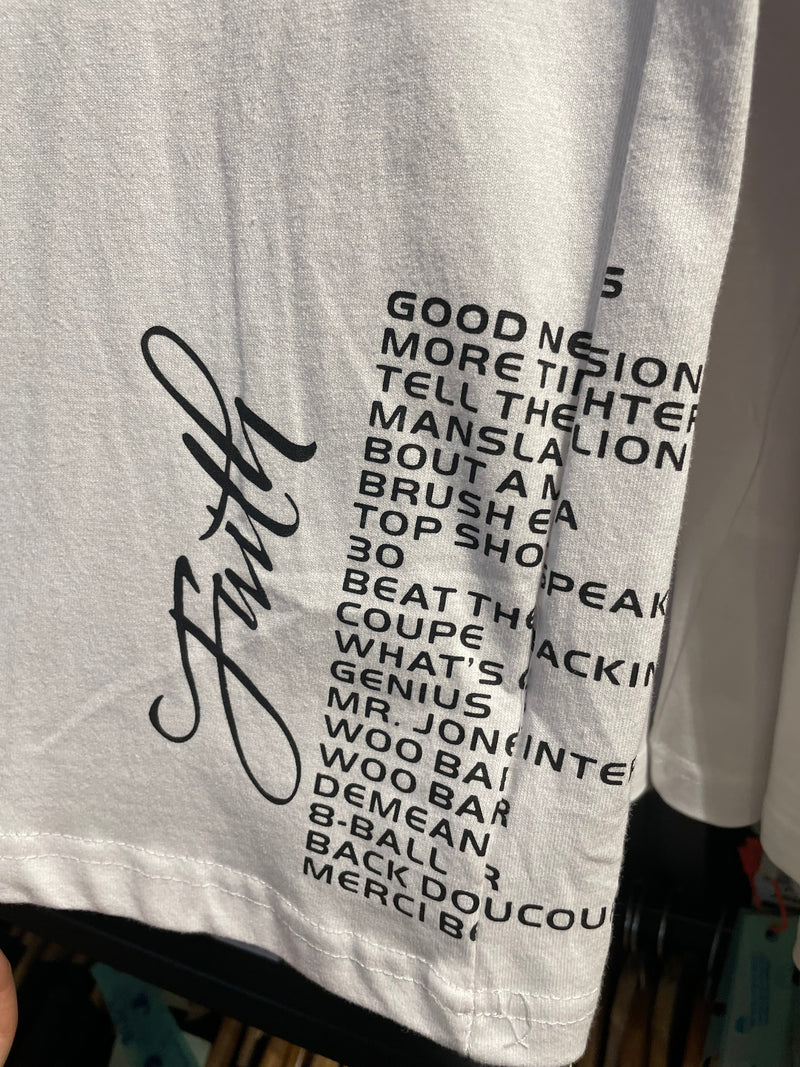 Camiseta VLONE x POP SMOKE Branca - Pronta Entrega