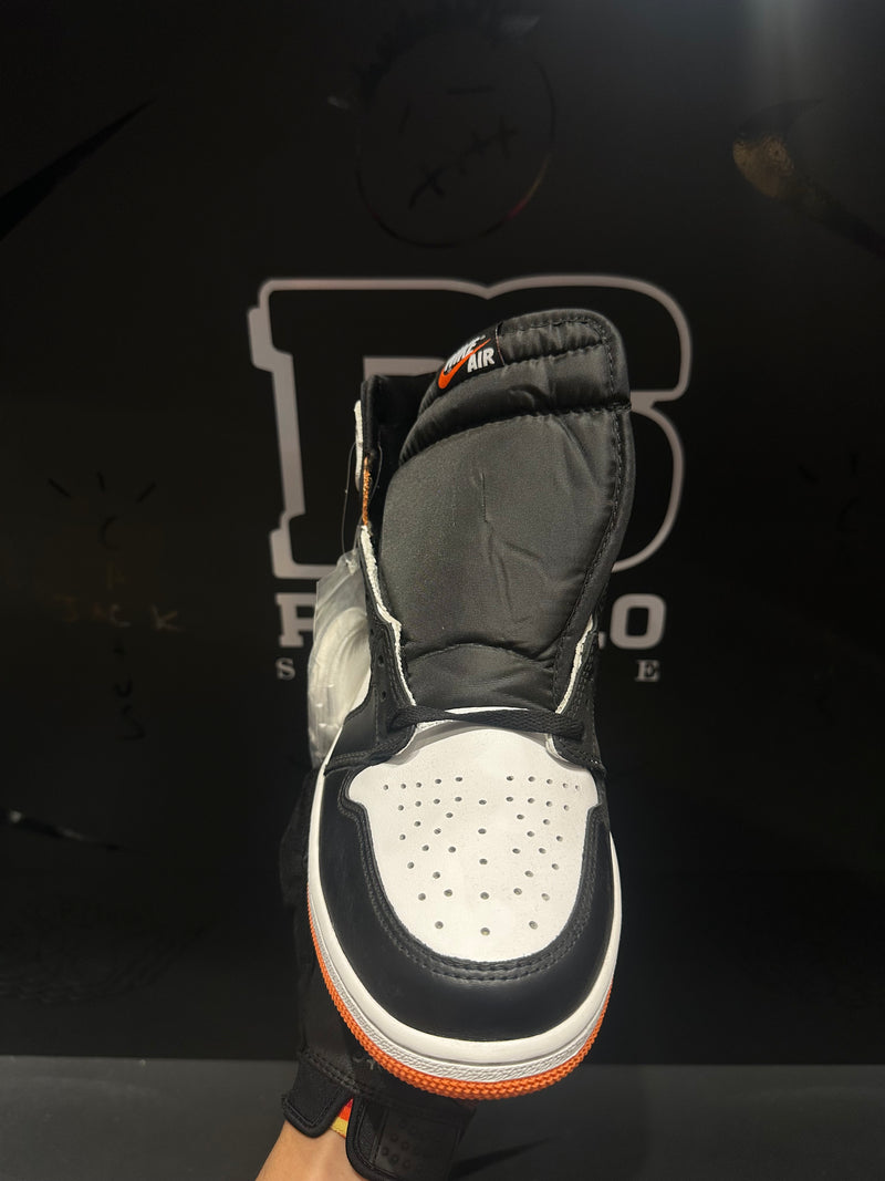 Tênis Nike Air Jordan 1 Retro High Boys Electro Orange - Pronta Entrega