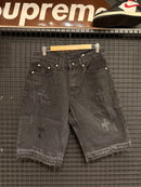 Short Chrome Hearts Jeans Dark Cruz Black - Pronta Entrega