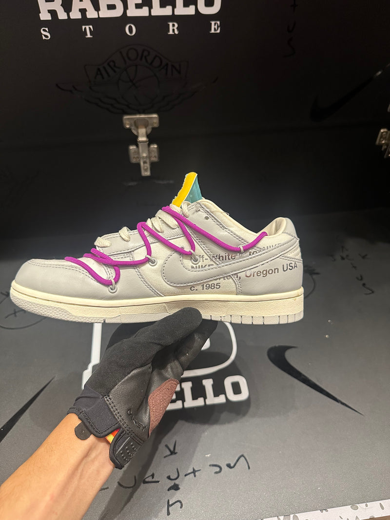 Tênis Nike Dunk Low Off-White 21:50 - Pronta Entrega