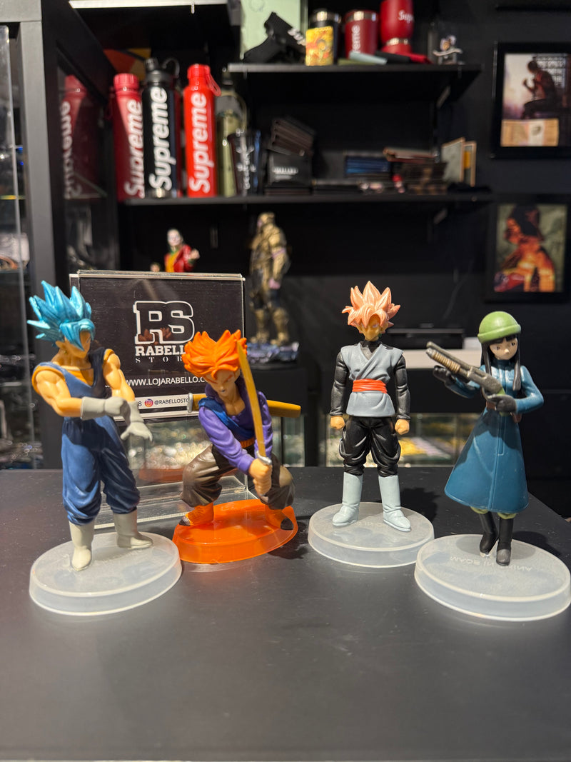 Boneco Dragon Ball Super Kit com 4 Bonecos - Pronta Entrega