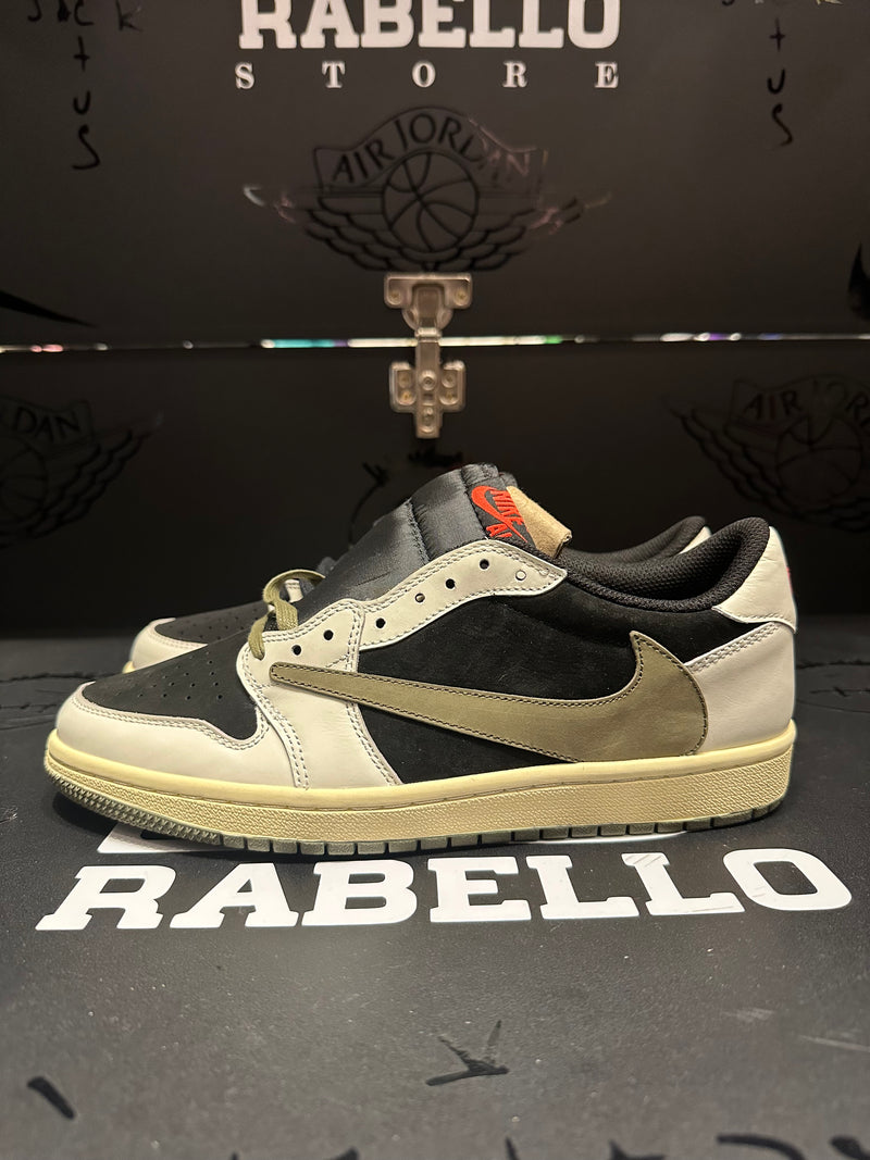Tênis Nike Air Jordan 1 Retro Low OG SP Travis Scott Olive - Pronta Entrega