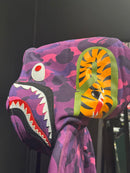 Jaqueta Bape Shark Camo Pink Dual Hoodie Full Zip - Pronta Entrega