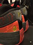 Tênis Adidas Dame 9 x Bape Black Red - Pronta Entrega