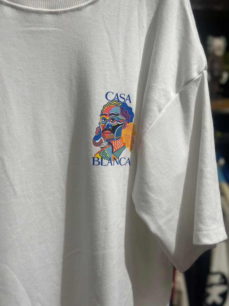 Camiseta Casablanca White Organic Cotton Oversize - Pronta Entrega