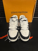 Tênis Louis Vuitton LV Trainer White Black  - Pronta Entrega