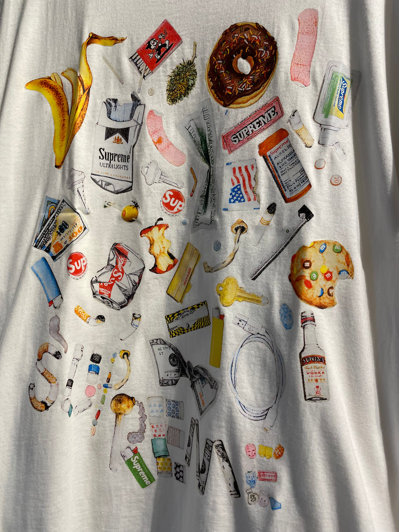 Camiseta SUPREME “TRASH LEE” Branca - Pronta Entrega