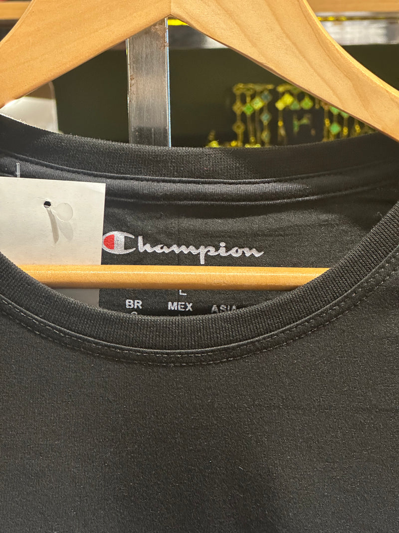 Camisa Champion Preta - Pronta Entrega