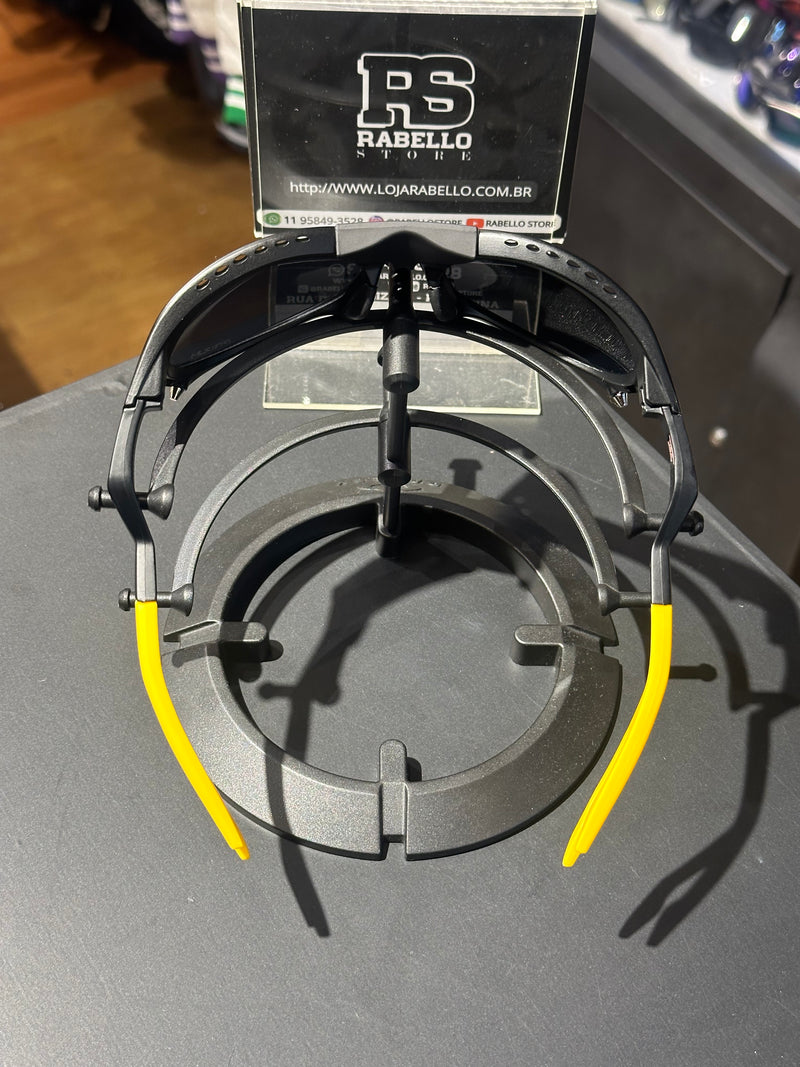Óculos Oakley PLANTARIS Black/Yellow Lente Preta - Pronta Entrega