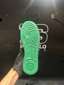 Tênis BAPE A Bathing APE Court Sta White Green - Pronta Entrega