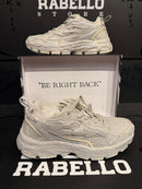 Tênis Off-White Be Right Back Prata Cravejado - Pronta Entrega