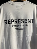 Camiseta Represent ‘Owners Club’ Branca - Pronta Entrega