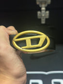 Cinto Feminino Diesel Black/Pink Fivela Gold 105 CM  - Pronta Entrega